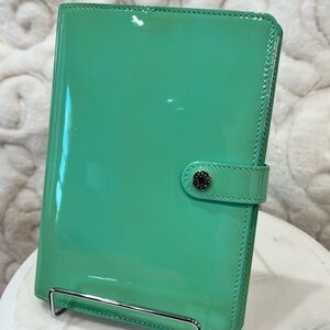 Tiffany & Co Patent Leather Notebook Organizer